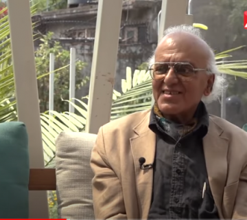 त्यसपछि क्यामेरा पर्सनलाई अभि सुवेदीले भने, ‘यो अहिले बोलेकोचाहिँ काटिदिनू है’ (भिडियाे)
